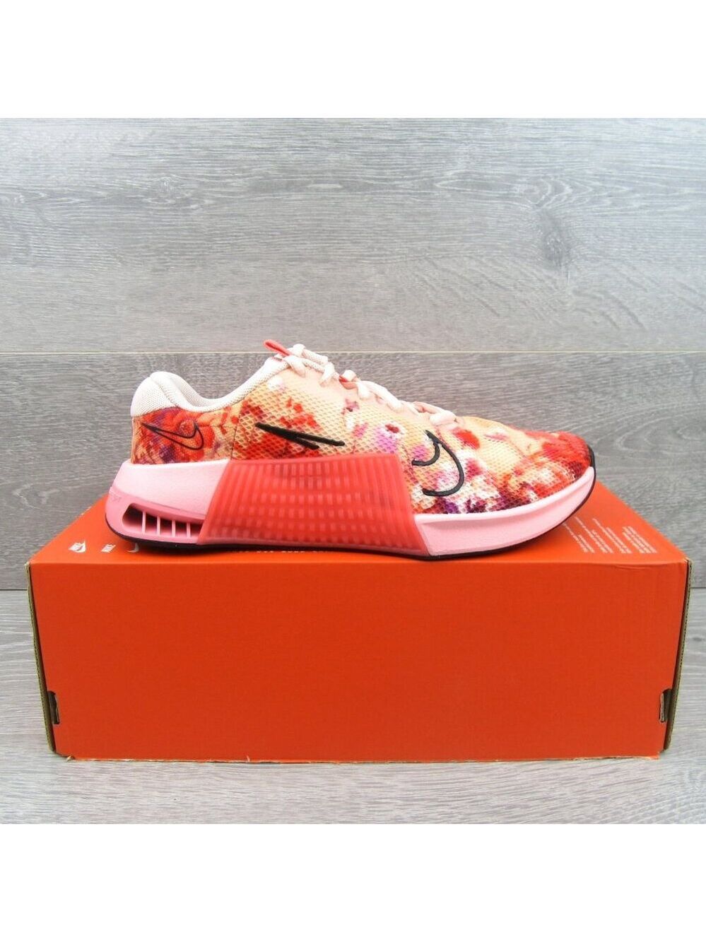 Nike Metcon 9 AMP Gym Training Shoes Womens Size 7.5 Coral Magic NEW - Picture 2 of 13